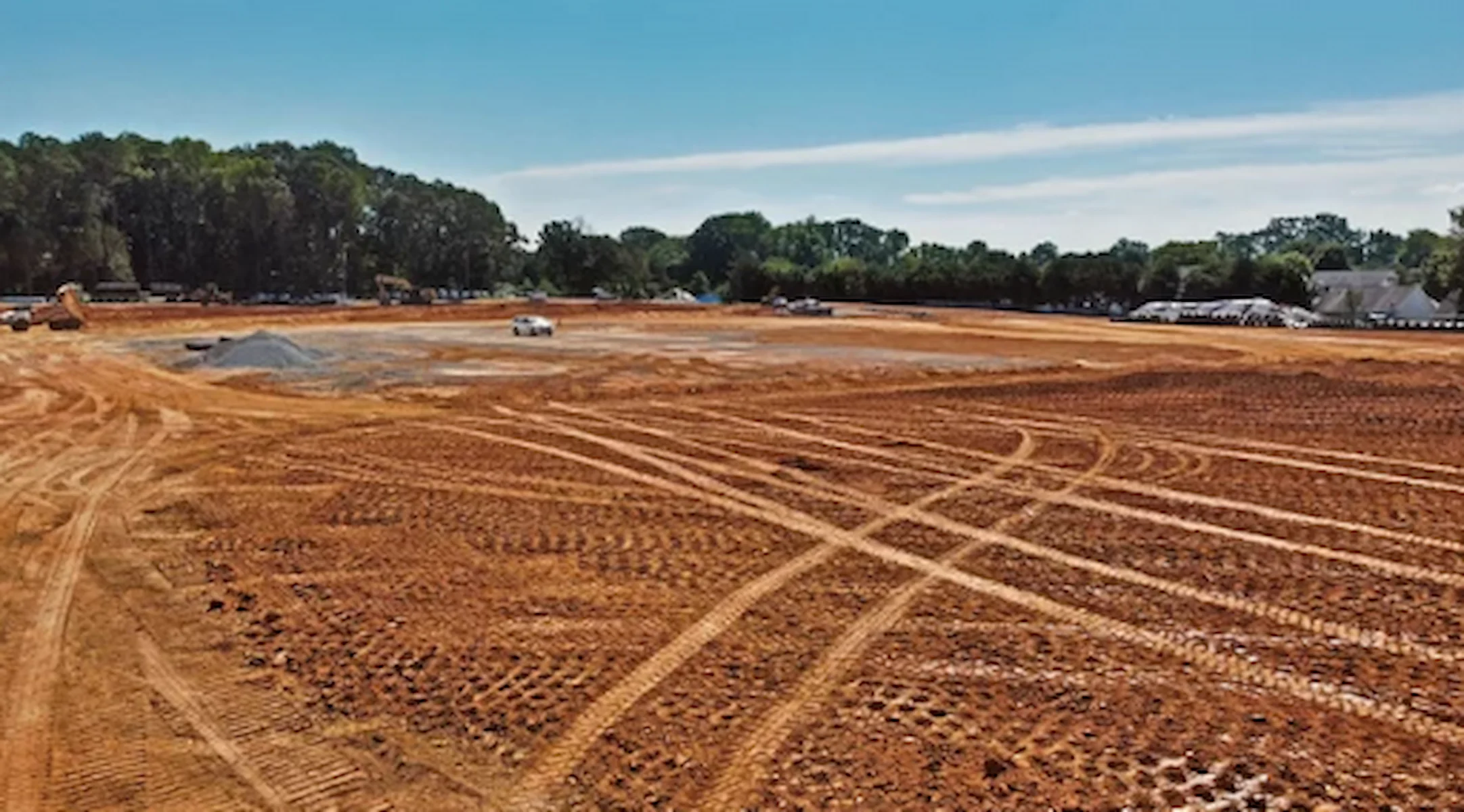Houston industrial property used as temporary land and development imagery